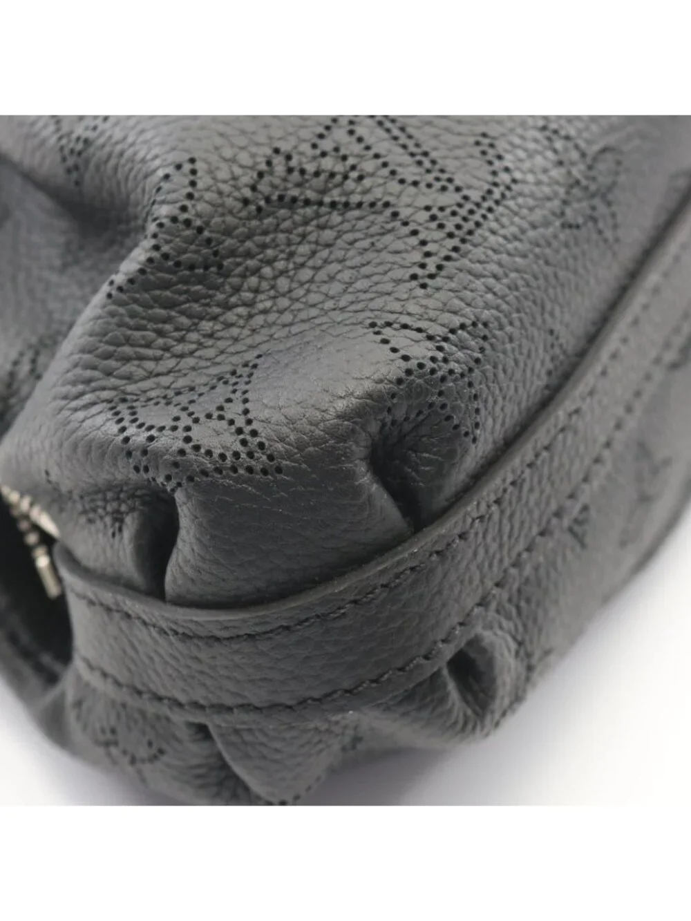 Louis Vuitton Shoulder Bag Scala Mini Mahina Noir Leather